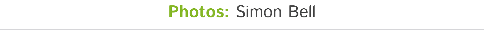 Photos: Simon Bell