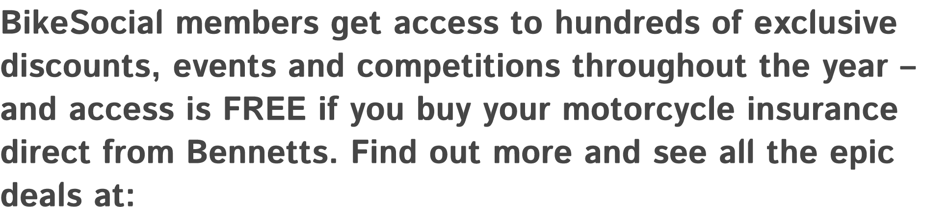 BikeSocial members get access to hundreds of exclusive discounts, events and competitions throughout the year – and a...